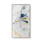 60cm x 120cm Abstract Watercolour Style Black Frame Canvas
