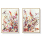60cm x 90cm Coming Spring 2 Sets Gold Frame Canvas Wall Art