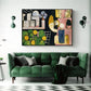 60cm x 90cm Moroccans by Henri Matisse Black Frame Canvas