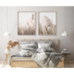 60cm x 90cm Pampas Grass 2 Sets Wood Frame Canvas Wall Art
