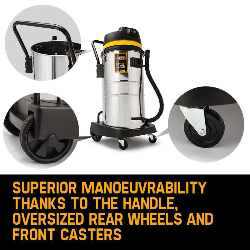 60L Wet and Dry Vacuum Cleaner Bagless Industrial Grade