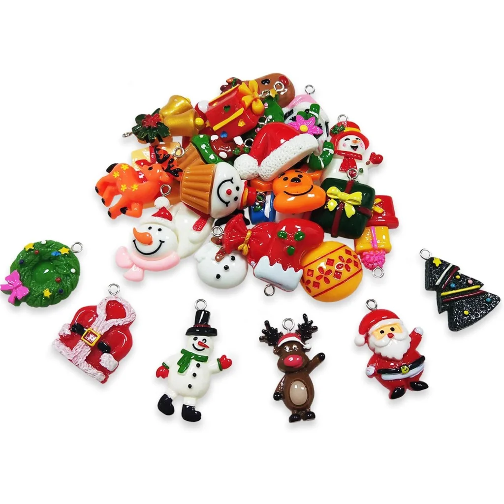 60pcs Mini Christmas Ornaments for Mini Tree Decorations
