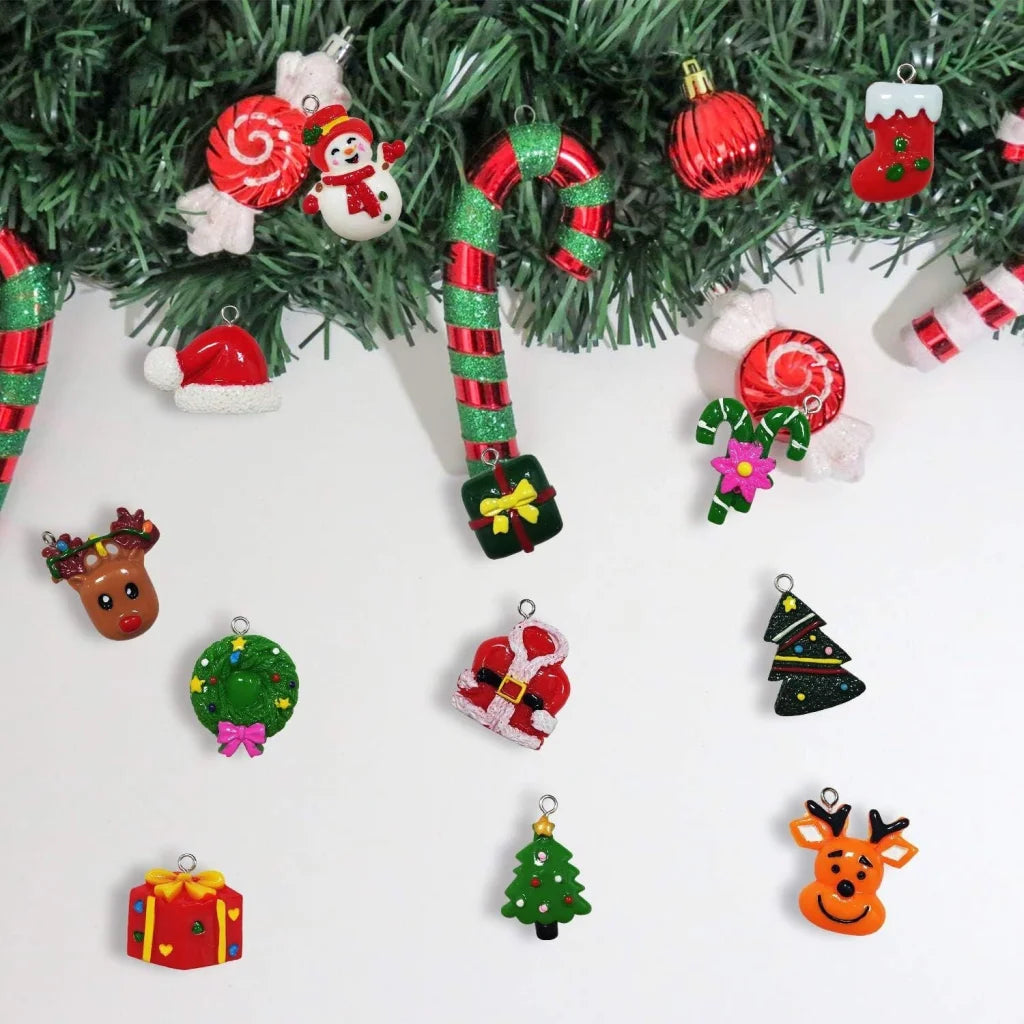 60pcs Mini Christmas Ornaments for Mini Tree Decorations