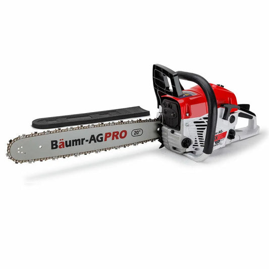 62CC Petrol Commercial Chainsaw 20 Bar E-Start Pruning