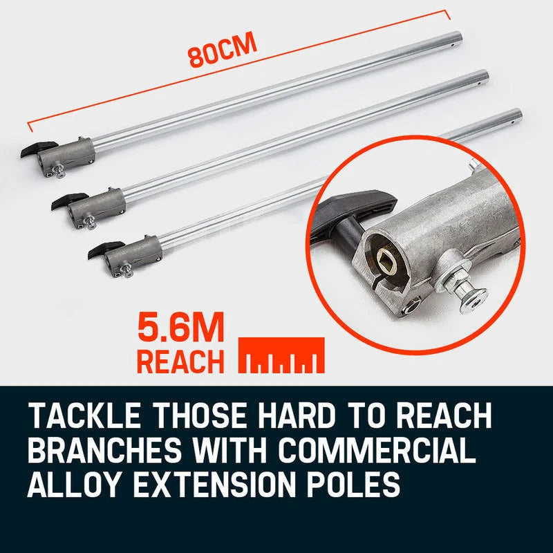 62CC Pole Chainsaw Hedge Trimmer Saw Brush Cutter Whipper