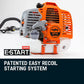 62CC Pole Chainsaw Hedge Trimmer Saw Brush Cutter Whipper