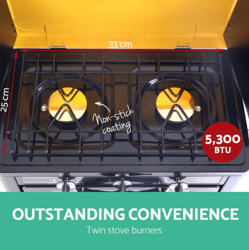 Master Outdoor Cooking with the Devanti Portable Oven