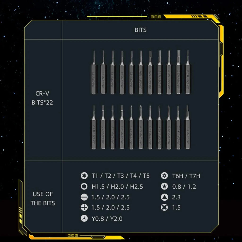 69-In-1 Multi-Function Screwdriver Set With Assemblable Blocks-1915197675117088769
