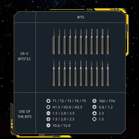 69-In-1 Multi-Function Screwdriver Set With Assemblable Blocks-1915197675117088769