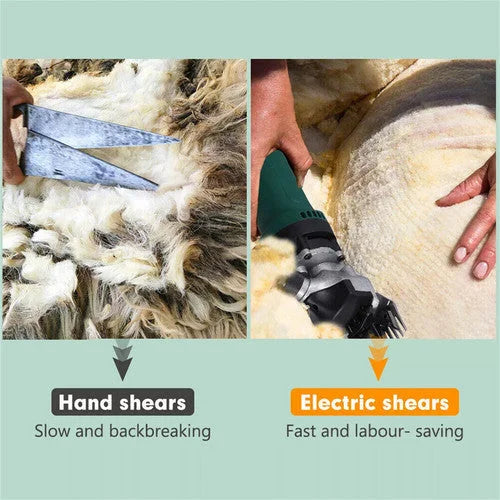 690W Electric Sheep Shears 2400R/Min 6 Speed Grooming Kit