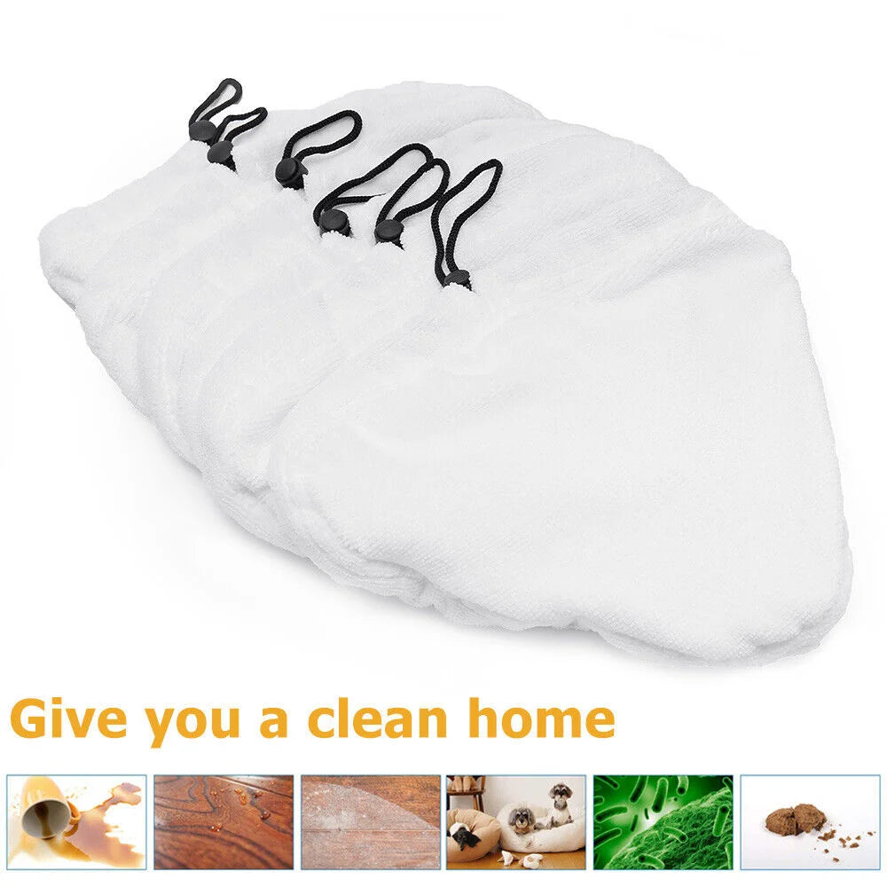 6PCS For H2O H20 Steam Mop Pads Replacement Reusable