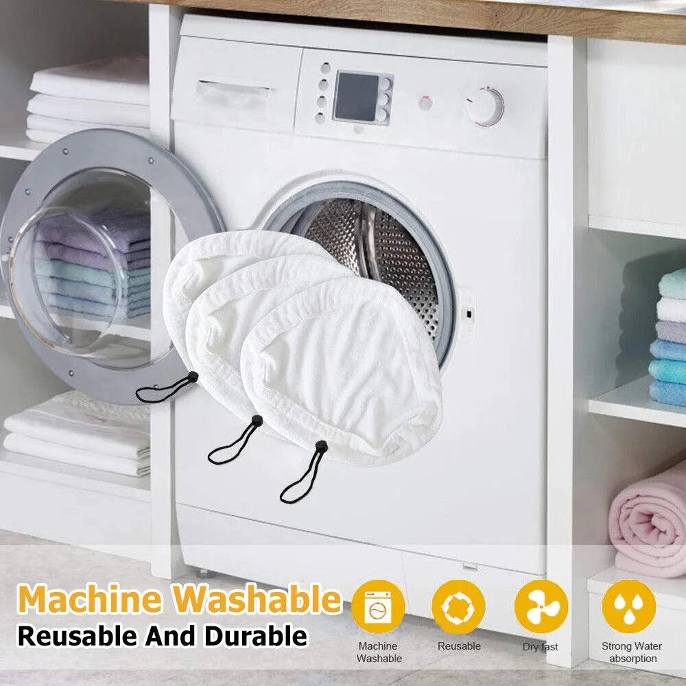 6PCS For H2O H20 Steam Mop Pads Replacement Reusable