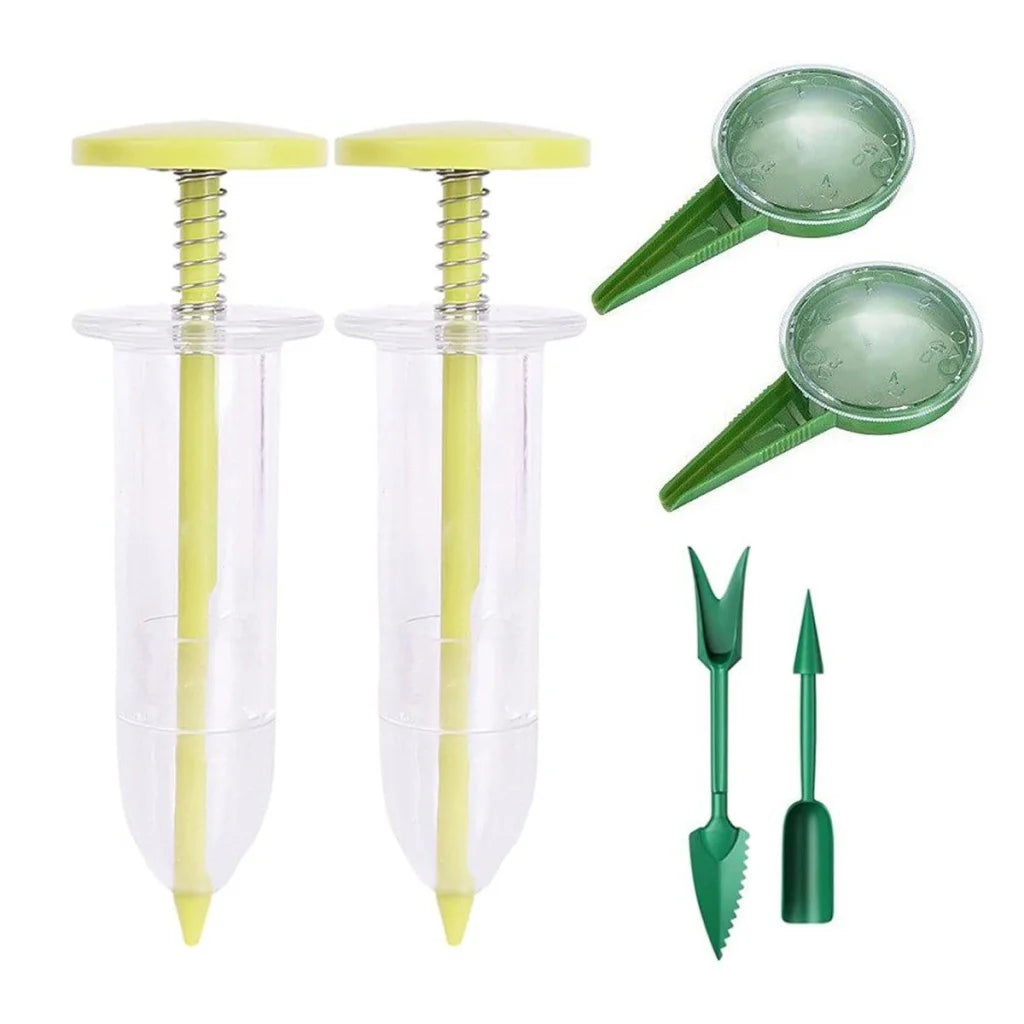 6PCS Garden Seeder Set Mini Seed Planting Tools Manual