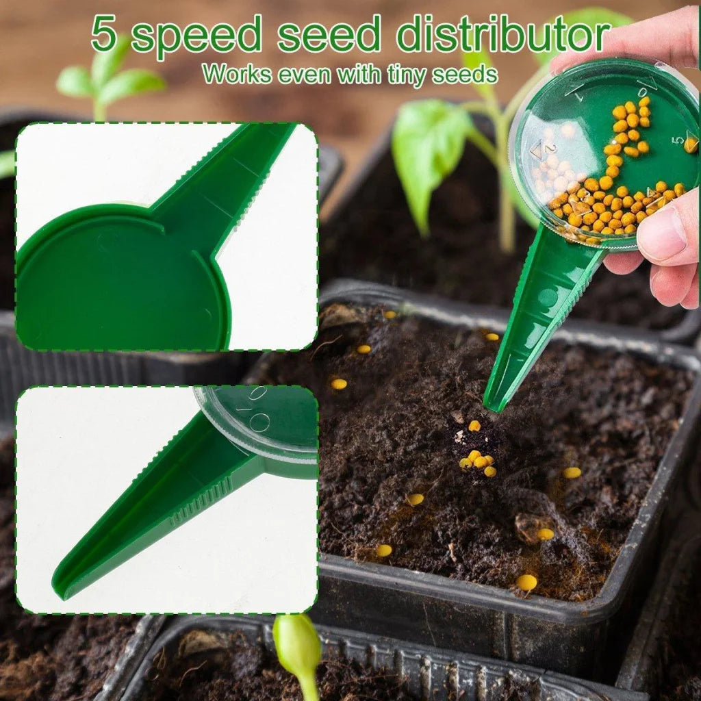 6PCS Garden Seeder Set Mini Seed Planting Tools Manual