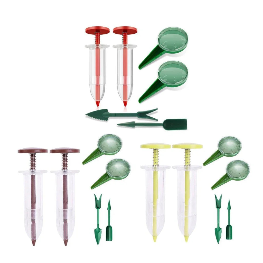 6PCS Garden Seeder Set Mini Seed Planting Tools Manual