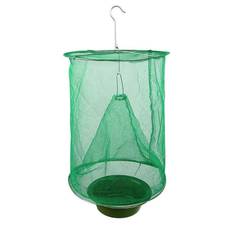 6PCS Reusable Hanging Fly Trap Net Cage Insect Catcher