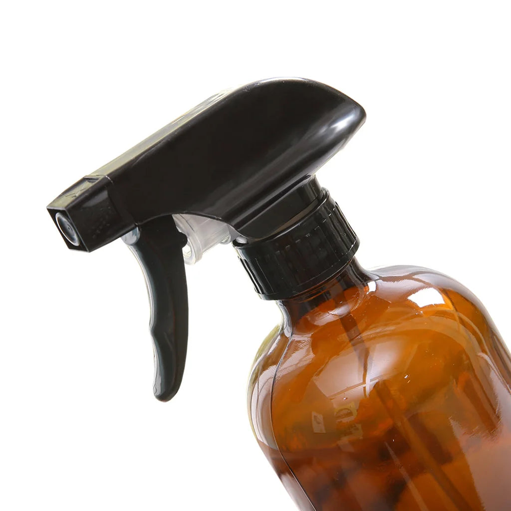 Amber spray bottles with 6x 500ml trigger