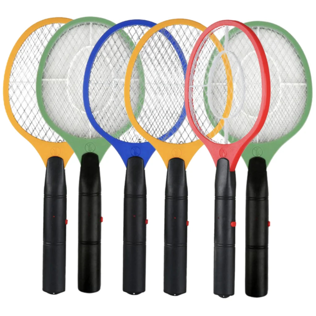 6x BUG ZAPPER RACKET Fly Mosquito Pest Swatter Net Racquet