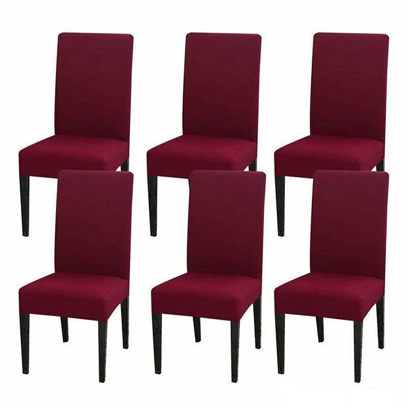 6X Stretch Chair Cover Seat Covers Spandex Washable Banquet