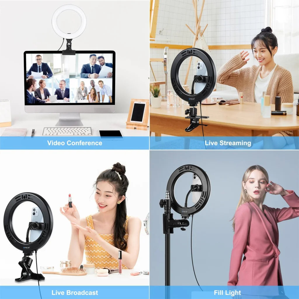 7.9 Ring Selfie Light with Dual Colour Led for Vlogging &
