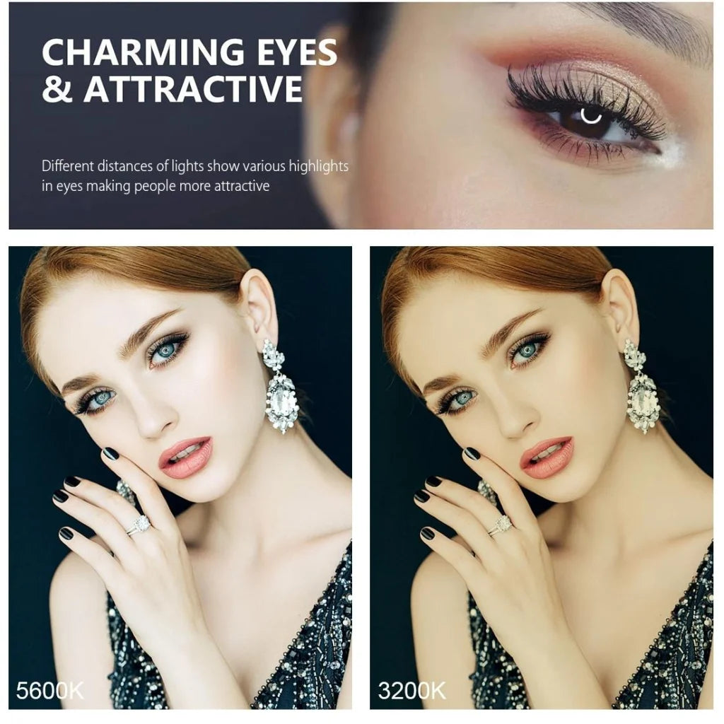 7.9 Ring Selfie Light with Dual Colour Led for Vlogging &
