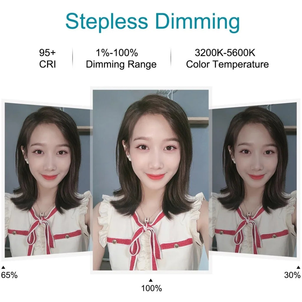 7.9 Usb 3 Modes Dimmable Dual Colour Led Ring Light