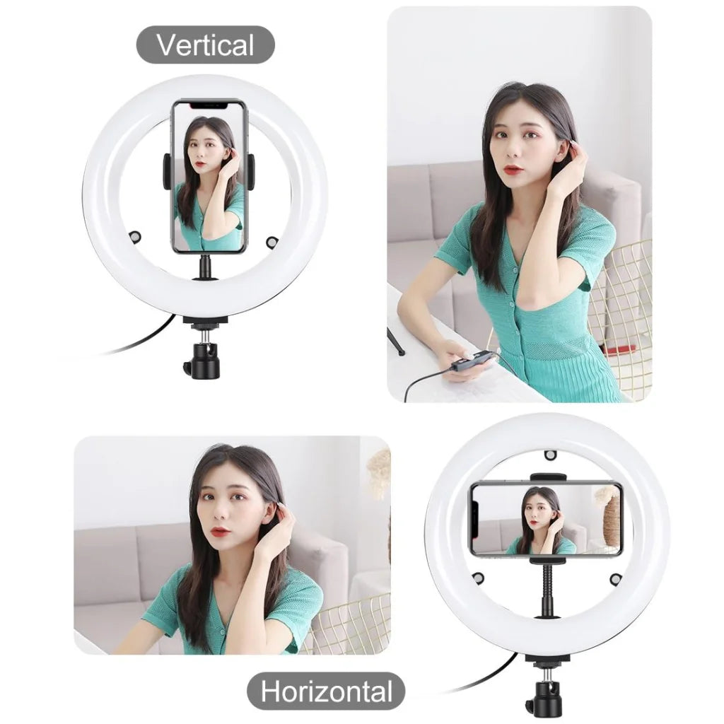 7.9 Usb 3 Modes Dimmable Dual Colour Led Ring Light