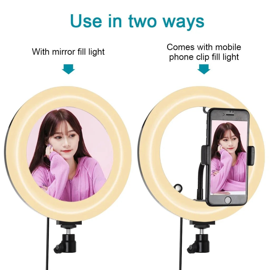 7.9 Usb 3 Modes Dimmable Dual Colour Led Ring Light