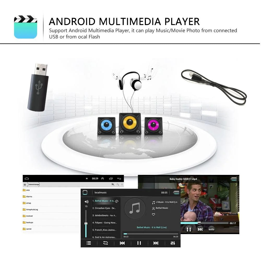 7 Inch Android Car Navigation Player For Volkswagen - 2