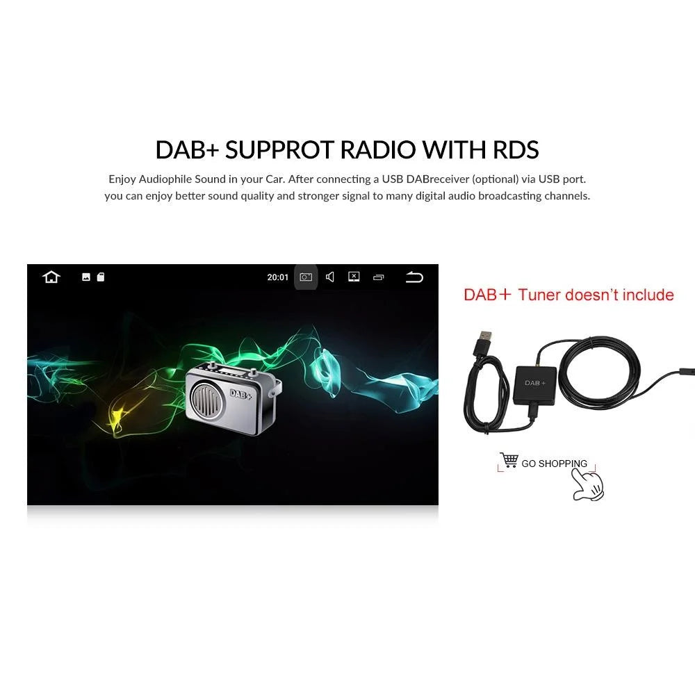 7 Inch Android Car Navigation Player For Volkswagen - 2