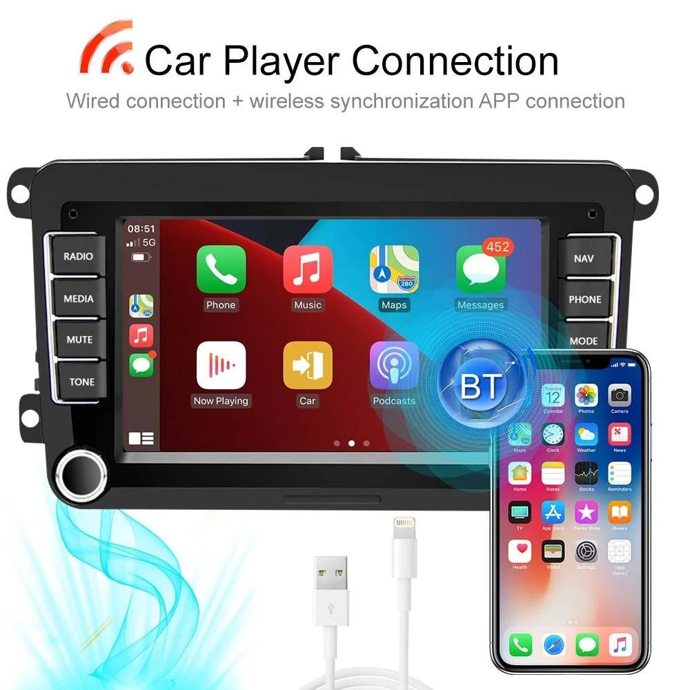 7 Inch Android Car Navigation Player For Volkswagen