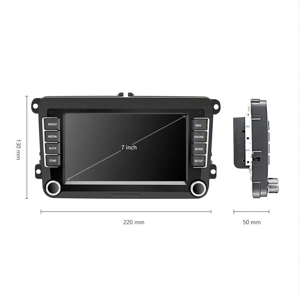7 Inch Android Car Navigation Player With Wireless Carplay