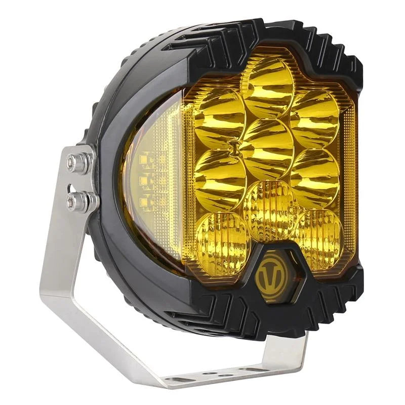 7 Inch Dc12V - 30V 8000Lm 6500K 90W Car Led Light On Three