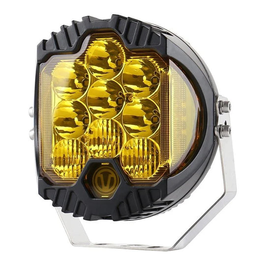 7 Inch Dc12V - 30V 8000Lm 6500K 90W Car Led Light On Three