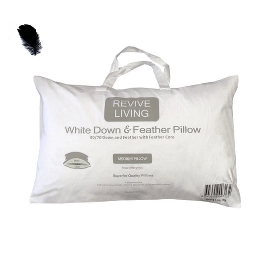 70 Feather 30 Down Superior Medium Standard Pillow 48x73 Cm Artex