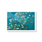 70cm x 100cm Van Gogh Almond Blossom White Frame Canvas