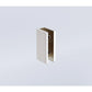 70x200cm Glass Shower Screen with Nickel Wall U-Brackets