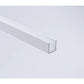 70x200cm Glass Shower Screen with White Wall & Floor