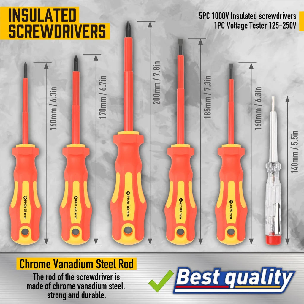 72-Piece Professional Precision Screwdriver Set - Magnetic