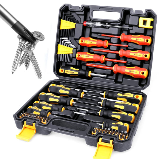 72-Piece Professional Precision Screwdriver Set - Magnetic