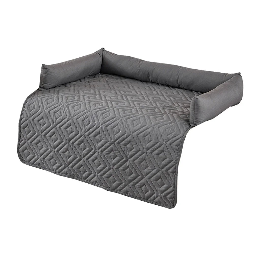 75*120CM Grey Waterproof & Scratch-Resistant Pet Sofa
