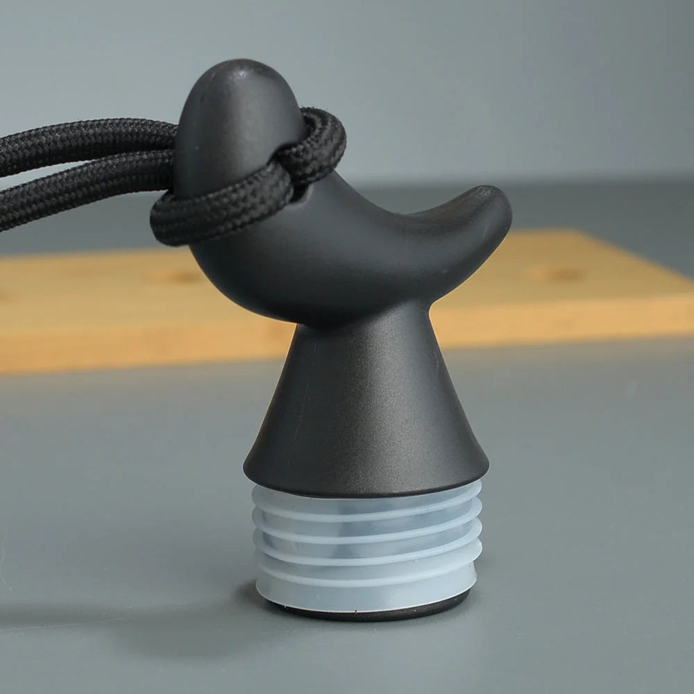 750ml Inspired Gourd Water Black Plastic Bottle - Stylish