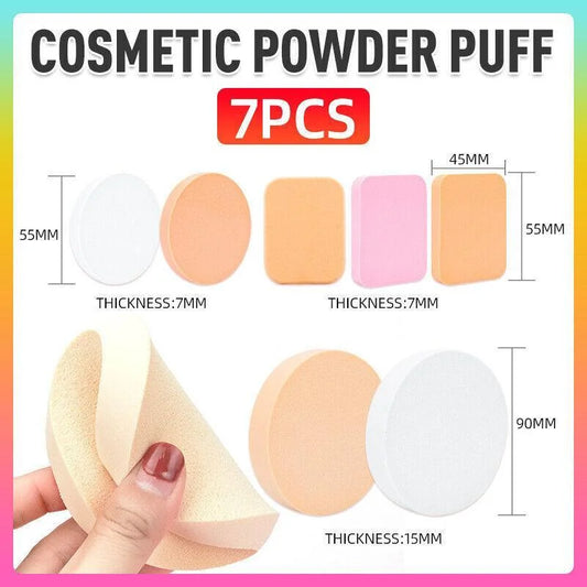 7PCS Puff Air-Cushion Makeup Sponge Smooth Puff Beauty