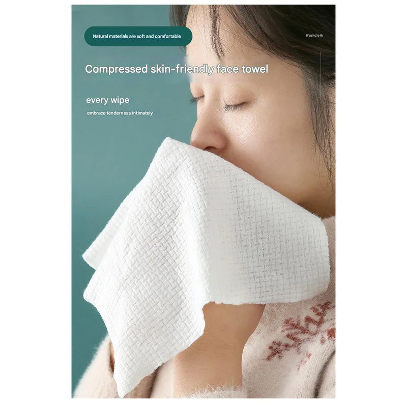 8 Packs (160 Total) Portable Cotton Compressed Towels