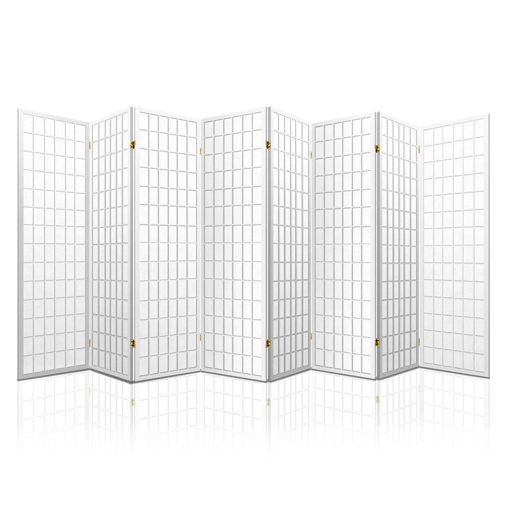 8 Panel Room Divider Privacy Screen Dividers Stand Oriental