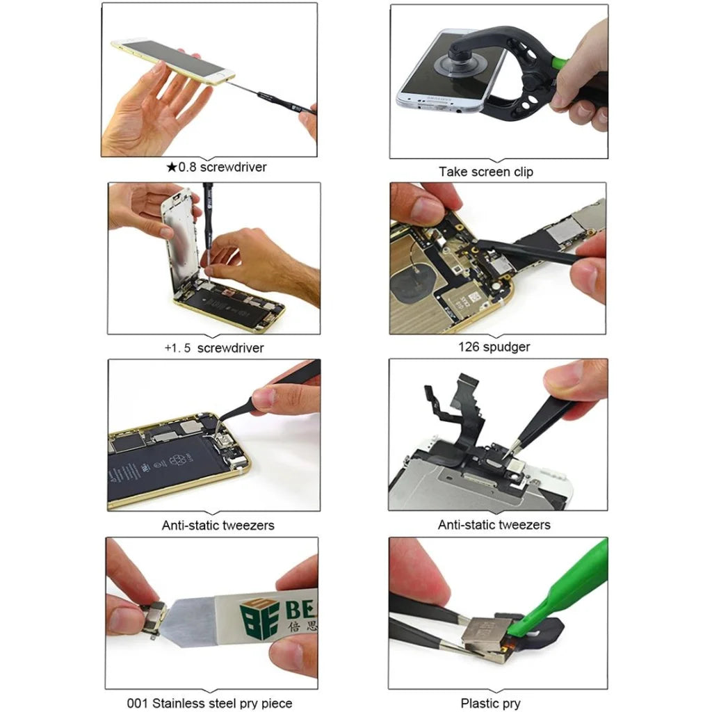 8-Piece Cell Phone Repair Tool Kit For Easy Opening-1915197504643796997