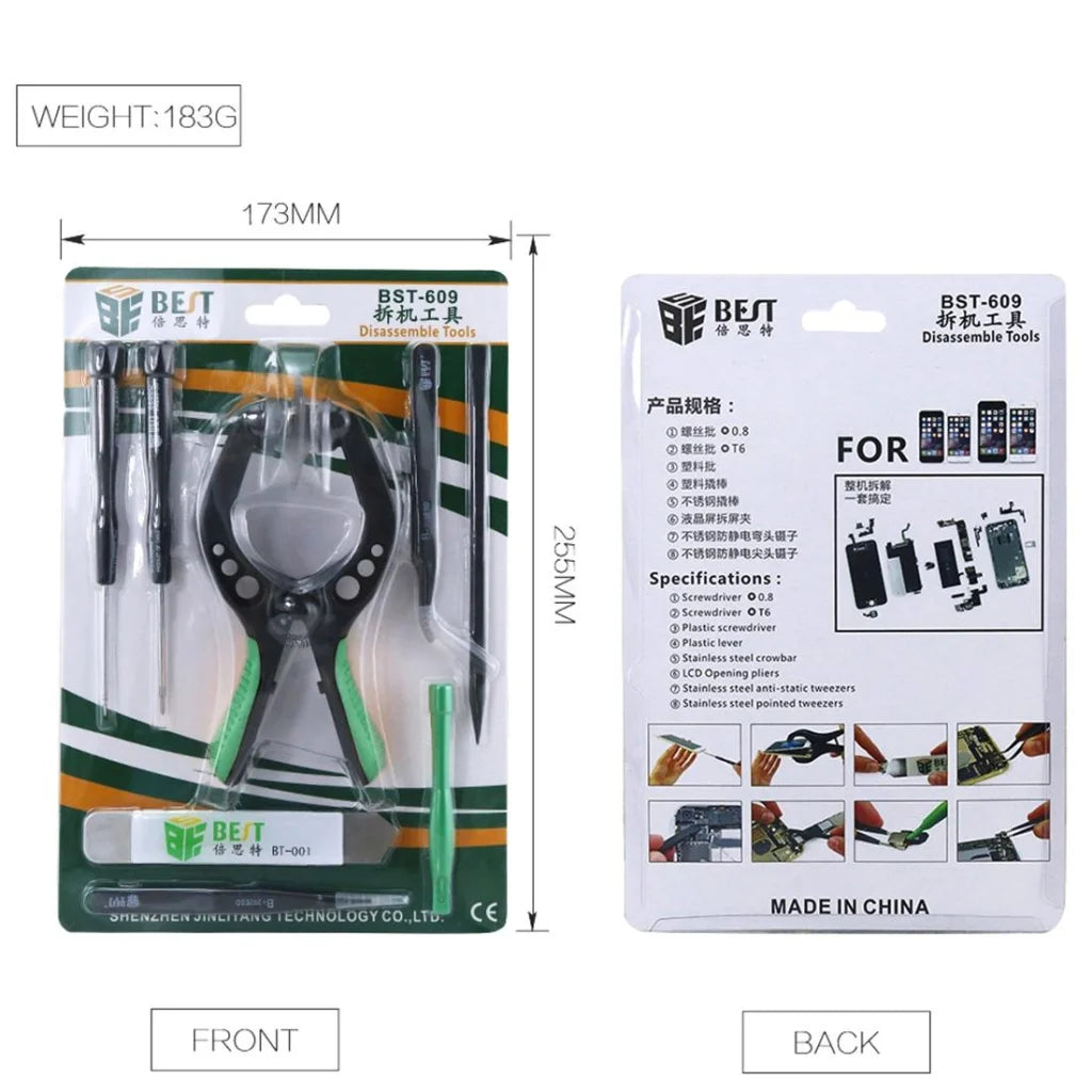 8-Piece Cell Phone Repair Tool Kit For Easy Opening-1915197504643796998