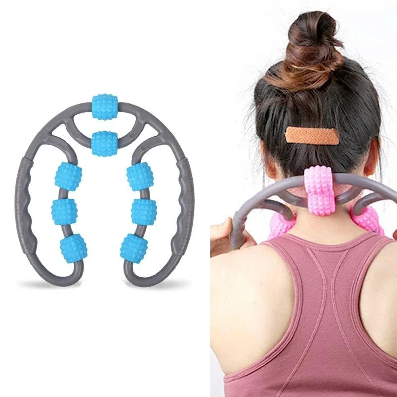 8-Round Yoga Leg Massager Ring-Shaped Roller For Training