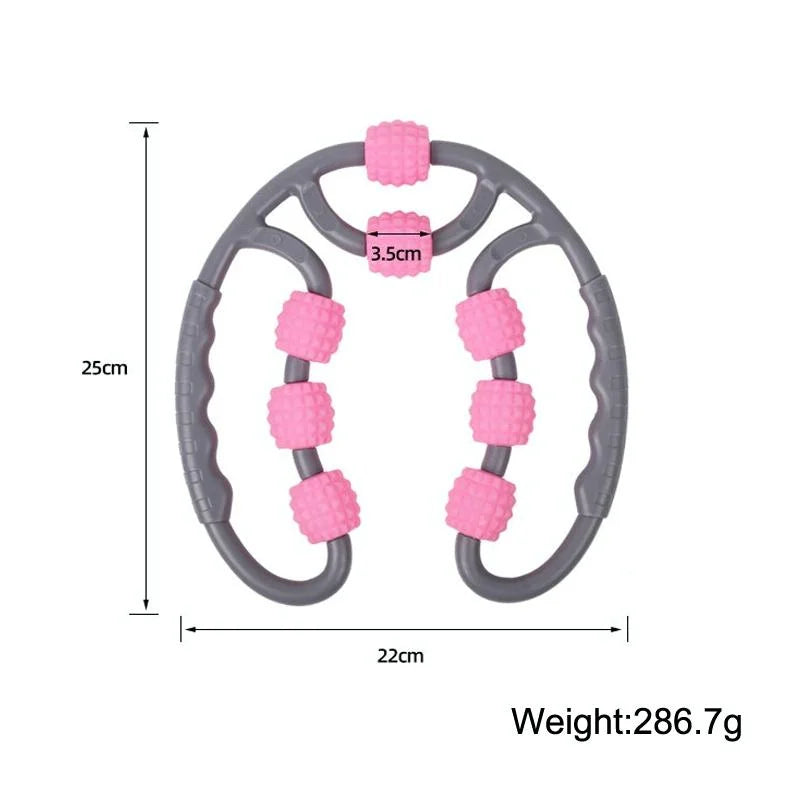 8-Round Yoga Leg Massager Ring-Shaped Roller For Training