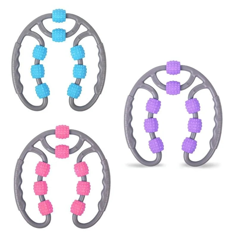 8-Round Yoga Leg Massager Ring-Shaped Roller For Training